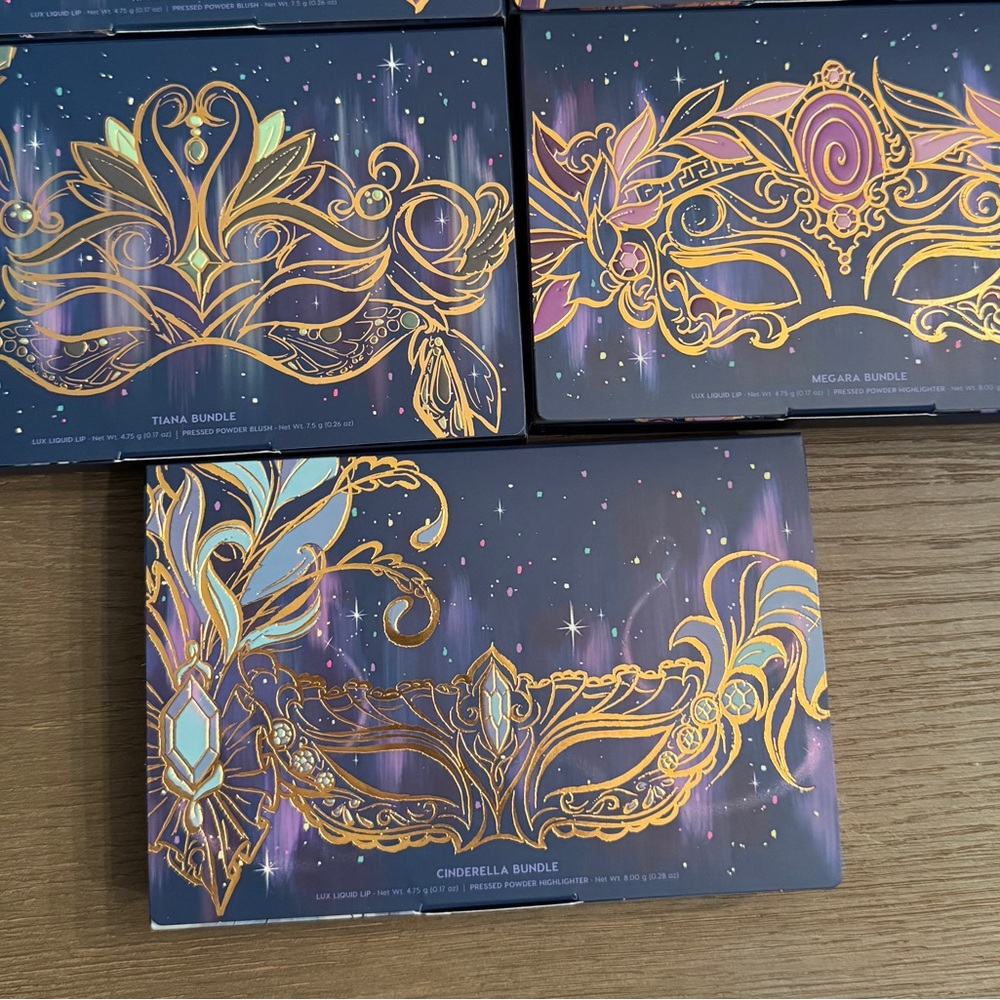 4 ColourPop DISNEY MASQUERADE Disney Designer Collection